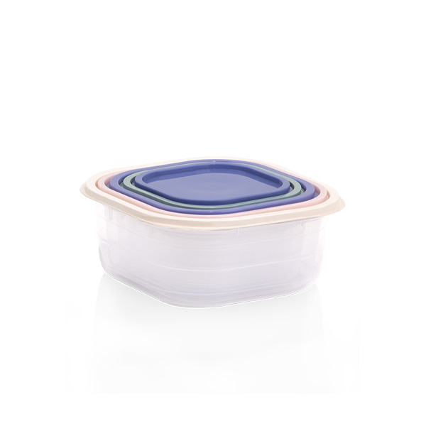 360, 800, 1500, 2500, 3800 ML PROBOX SQUARE  SET OF 5